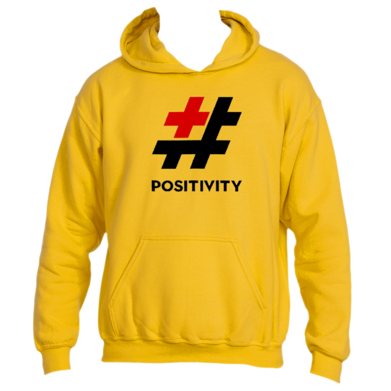 The Golden Hashtag Positivity Hoodie